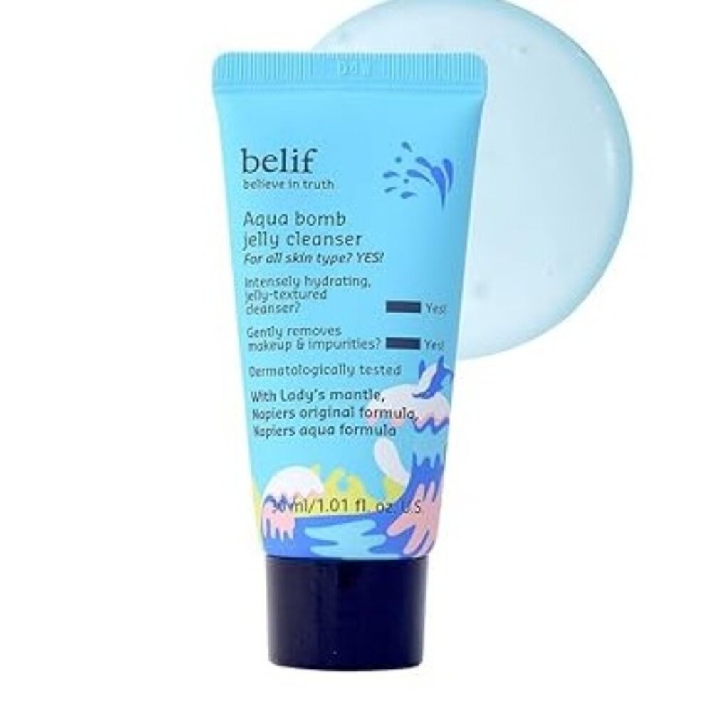 SEALED belif  Aqua Bomb Hydrating Jelly Cleanser - 30ml